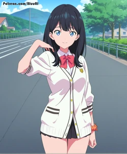 [Bluu AI] [Extra] Rikka Takarada | SSSS.Gridman [AI Generated]