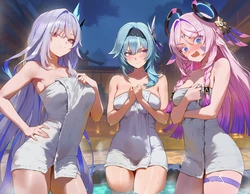 [Oishi Okaze] Geshin -Skirk&Eula&Citlali (Patreon) [AI Generated]