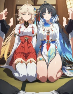 [Oishi Okaze] WUWA - Yangyang&Suisui (107p) (Patreon) [AI Generated]