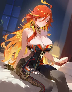 [Oishi Okaze] Genshin - Mavuika (87p) (Patreon) [AI Generated]