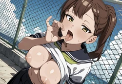 [Pixiv] アツバキAI/Atsubaki AI (3304915) - Kotobuki Hisako — Even the Student Council Has Its Holes! [AI Generated]
