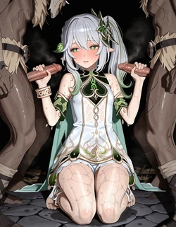 [Zixksan] ナヒーダとヒルチャール | Nahida X Hilichurls (Patreon) [AI Generated]