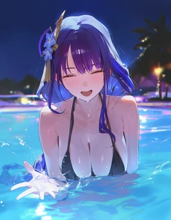 [Oishi Okaze] Genshin - Raiden Shogun (114p) (Patreon) [AI Generated]