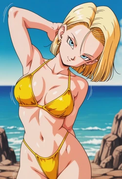 [julycarp10] Android 18 lingerie [AI Generated]