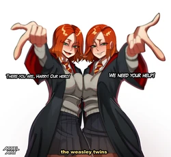 [AccelArt] the Weasley Twins!! (Harry Potter)