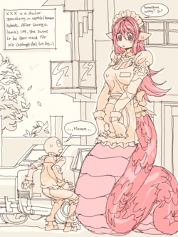 [claypenguin69] Lamia Maid Vore