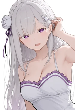 [Kumonogatari] Emilia (Re Zero) [AI Generated]