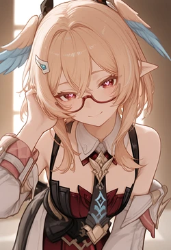 [Kumonogatari] Linnea (Genshin Impact) [AI Generated]