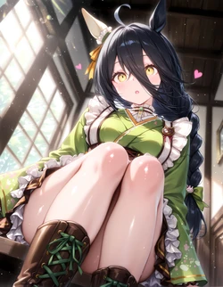 [umalewd] 和服メイドカフェ交尾 [AI Generated]
