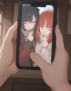 [Kumonogatari] Traveler's Teapot - Special Episode 11 - Phone Gallery [AI Generated]