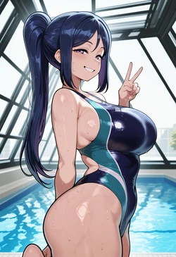 [nankoai] Kanan Matsuura-松浦果南-compswimsuit-rei.no.pool- [AI Generated]