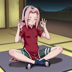 [白い物質] Sakura Haruno - Shadow Clone Series - Training (Naruto) [AI Generated]