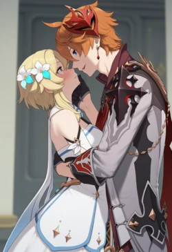[Lumi/Lumi25] lumine x tartaglia [AI Generated]