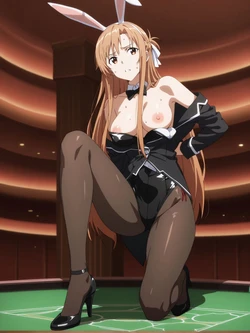 [みみっくぼっくす] 闇からの侵攻03Asuna_Bunny_girl (ソードアート・オンライン) [AI Generated]
