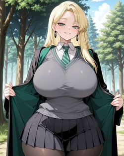 [neruton] ドラコ・マルフォイ♀Draco Malfoy♀(ハリー・ポッターHarry Potter) [AI Generated]