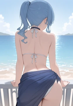[Kumonogatari] Vacation with Suisei (Hololive) (Extended Ver.) (Patreon) [AI Generated]