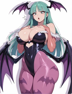 Neural Nymphs - Morrigan Aensland | Darkstalkers | 266 Images (Patreon) [AI Generated]