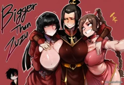 [Hoorpy] Ty Lee x Azula x Mai Bigger Than Zuzu [Futanari] [NTR] [Group] [AI Generated]