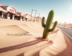 The Last Gas Station [GEN AI] [AI Generated]