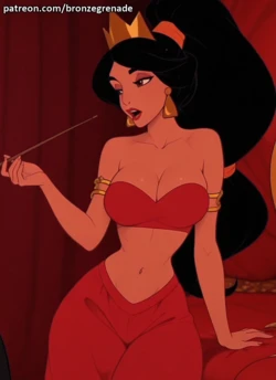 Princess Jasmin - Aladdin (1992), bronzegrenade, [AI Generated]