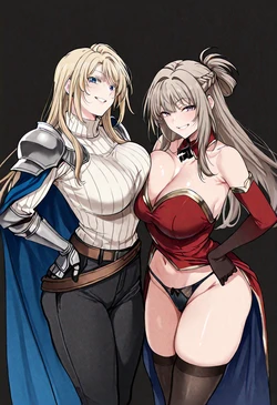 Nishina Toriko & Sendai Hazuki [AI Generated]