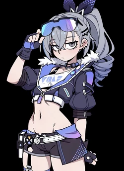 [Tiroil] Silver Wolf and Tentacles [Vanripper Style] [AI Generated]