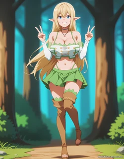 [DeiCreatrix] Aria — Beheneko: The Elf-Girl’s Cat is Secretly an S-Ranked Monster! (Patreon) [AI Generated]