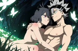 [REDARTai] Secre Swallowtail x Asta | Black Clover (Patreon) [AI Generated]