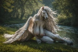 White-horse-2025 Furry-006 [AI Generated]