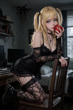 [SvirARTStudio] Misa Amane and Ryuk [AI Generated]