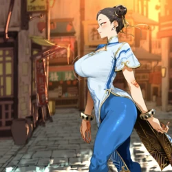 【梅星 Umehoshi】エロガキワールドツアー 春麗に弟子入り毎日セックス！ [AI Generated]