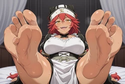 [Valytria] 🖤Lupusregina's sexy feet (Overlord)🖤 (Patreon) [AI Generated]