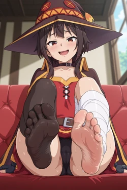 [Valytria]  💥 Megumin’s Divine Soles: A Crimson Demon’s Secret (Konosuba)🔥 (Patreon) [AI Generated]