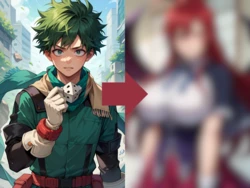 [RandeiTheWitch] Deku to Rias Scarlet (RQ) [AI Generated]