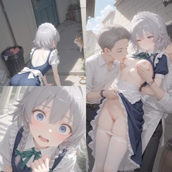 [AI Generated] 輪姦 十六夜咲夜 Sakuya Izayoi