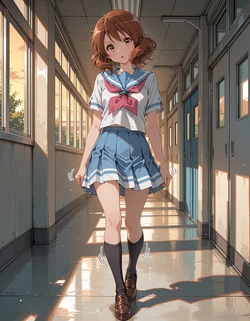 [SAKIAI] Oumae Kumiko Sex in the classroom (Patreon) [AI Generated]