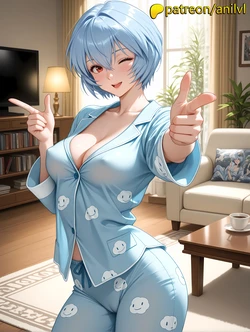 [Anilvl] Rei Ayanami - Evangelion [AI Generated]