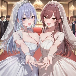 [AI Generated] 红色形态和蓝色形态一起来吧😋