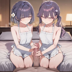 [AI Generated] 学p的通勤妻们