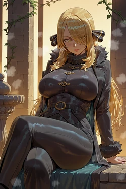 [LyuraiArt] Cynthia (Pokémon): The Elegant Tyrant | 119 Pics | LyuraiArt (Patreon) [AI Generated]