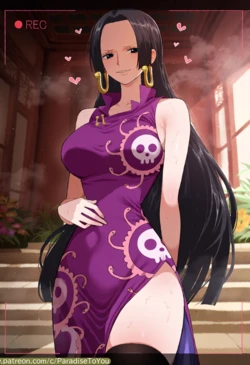 [Paradisetoyou] Boa Hancock Vs Kurohige Bad End (Patreon) [AI Generated]