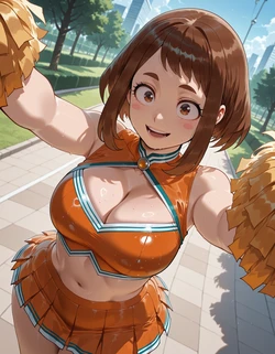 [LyuraiArt] [Poll Winner] Ochako Uraraka (My Hero Academia) | +120 Pics | LyuraiArt (Patreon) [AI Generated]