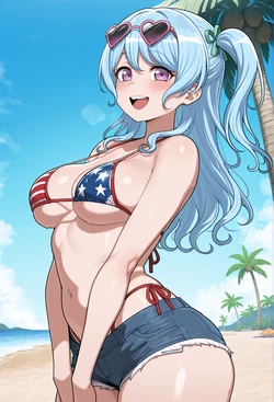 [Nankoai] Matsubara Kanon -America Bikini -Lovehotel -BBC -NTR (BanG Dream!) [AI Generated]