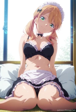 [AIusagichan] 女神のカフェテラス 月島 流星 The Café Terrace and Its Goddesses Riho Tsukishima 559P (Patreon) [AI Generated]