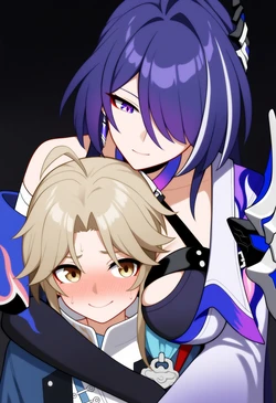 [AI4fun] Acheron x Yanqing (Part 1) [AI Generated]