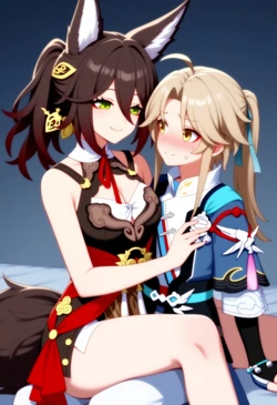 [AI4fun] Tingyun x Yanqing [AI Generated]
