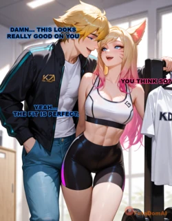 [FutaDomAI] - Ahri x Ezreal [AI Generated]