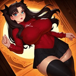 [s00bai] Tohsaka Rin () [AI Generated]