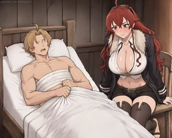 [Mimiya] Eris Boreat Greyrat エリス・ボレアス・グレイラット | Mushoku Tensei - 100P (Patreon) [AI Generated]