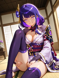 [Malth] Raiden Shogun - Genshin Impact (Patreon) (High Quality) [AI Generated]